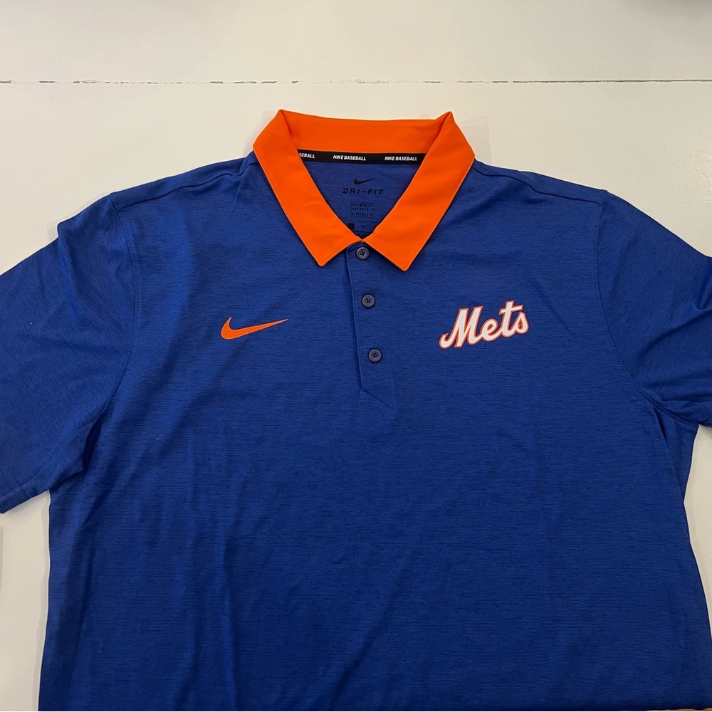 NY Mets Polo Style Shirt - XL 
Nike Dry Fit 
Brand New w/ Tags